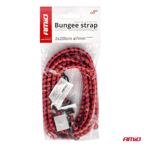 Elastic rope 2x200cm o7mm BSTRAP-06 AMIO-01151