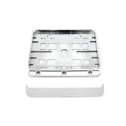 Licence plate frame- motocycle, metalic
