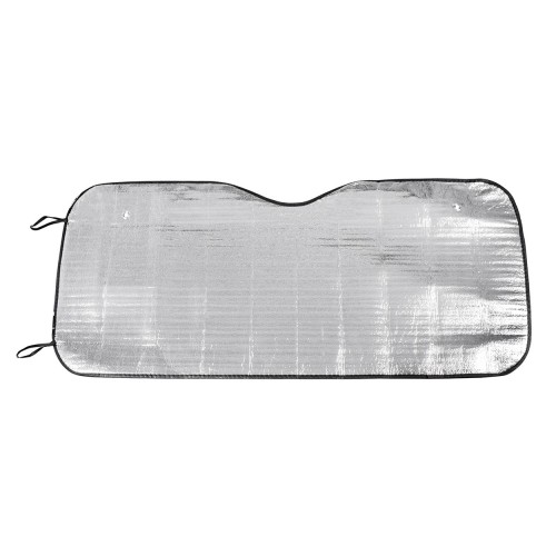 Front glass cover - 130x60 cm - silver, EPE foam