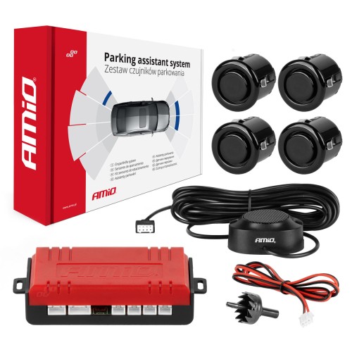 Parking sensor 4 Buzzer black GOLD 18mm