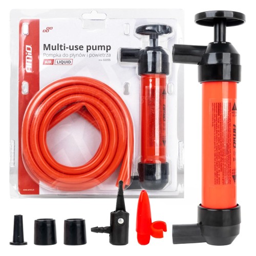 Air and oil hand pump 3 in 1 AMIO-02055