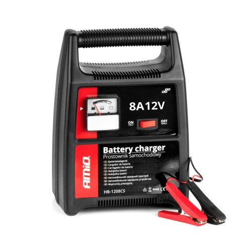 Car battery charger 8A, 12V AMiO SBC-8A