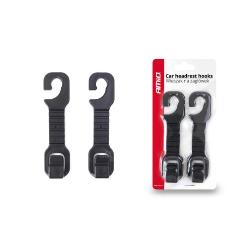 Car headrest hooks