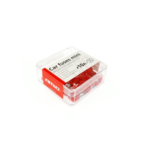 Car blade fuses mini box 50 pcs 10A