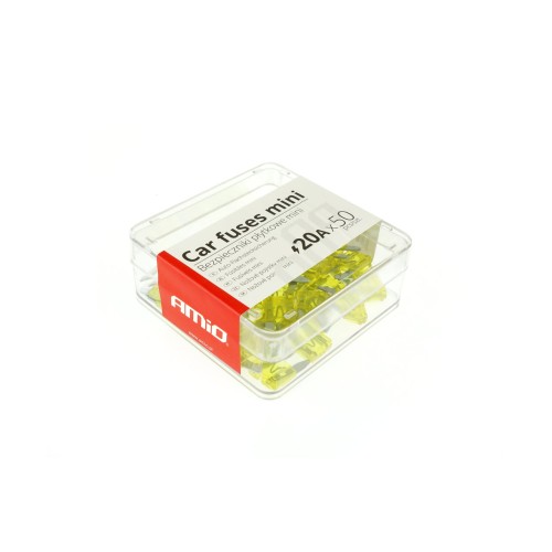 Car blade fuses mini box 50 pcs 20A