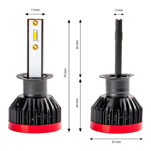 LED Headlights BF Series H1  AMiO-02240