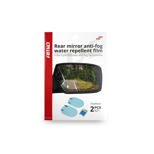 Rear mirror anti-fogwater repellent film 135x95mm 2 pcs