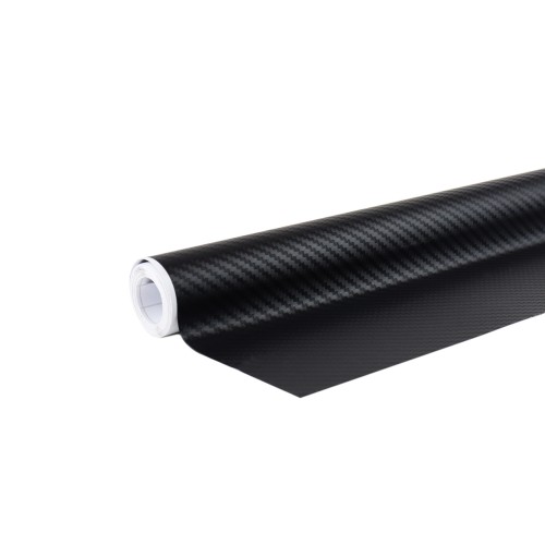 3D CARBON fiber BLACK foil 30cm x 150cm