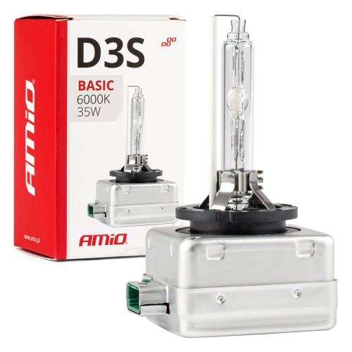 Xenon bulb type D3S 35W 6000K AMiO BASIC