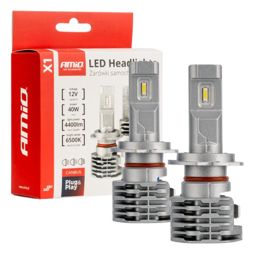 LED Headlights X1 Series H7 AMiO-02966