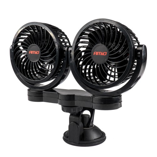 Car fan with suction 2x4" 12V