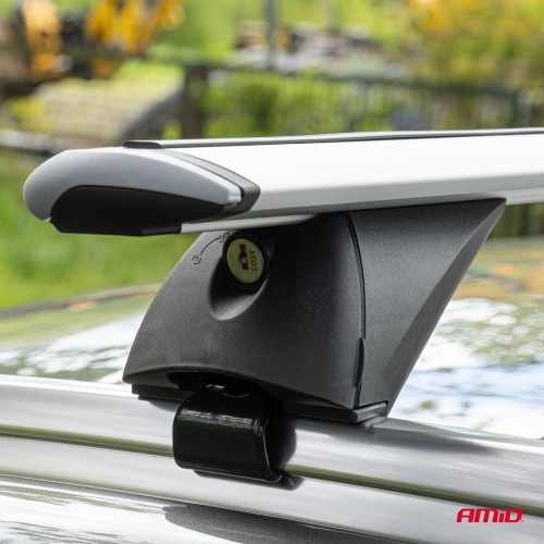 Aluminium integrated roof rack bars 120 cm model CRR-03
