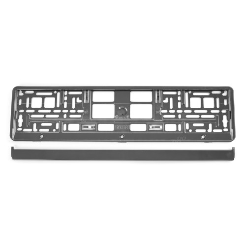 License Plate Frame - GRAPHITE metalic