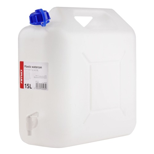 Watercan with tap 15L plastic AMIO-03203