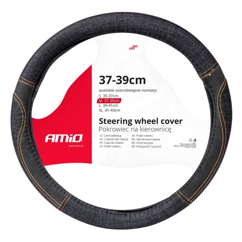 Steering wheel cover SWC-52-M (37-39cm)