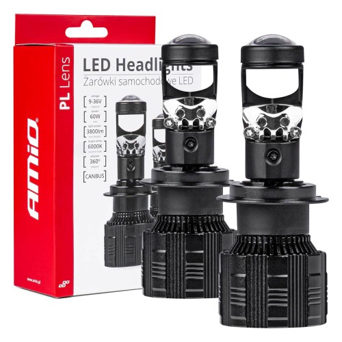 LED Headlights H7 PL Lens Series AMiO-03668