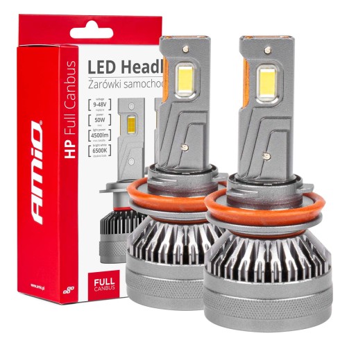 LED Headlights HP Series H8/H9/H11/H16 Canbus AMiO-03677