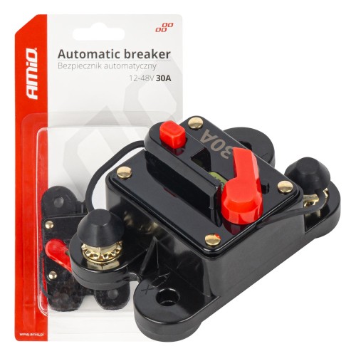 Automatic car fuse, circuit breaker 12-48V 30A AMIO-03824