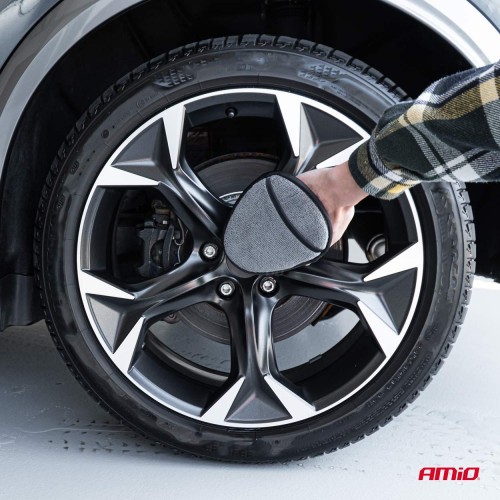 Microfiber wheel cleaning pad AMiO-03843