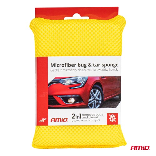 Microfiber bug & tar sponge AMiO-03845