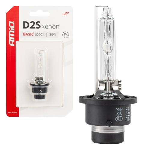 Xenon bulb type D2S 35W 6000K AMiO BASIC blister AMIO-03861