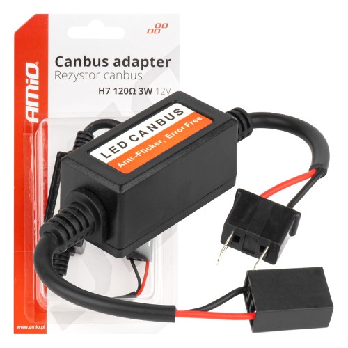LED Canbus relay resistor 3W 120? H7 AMIO-04088