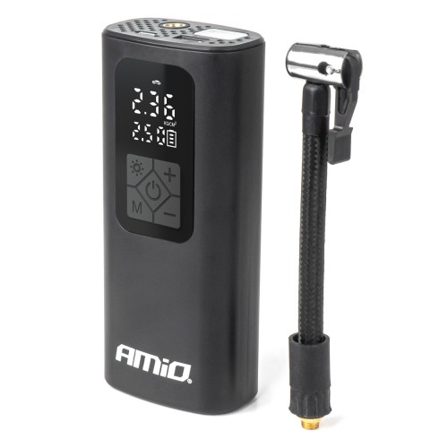 Portable air compressor LED USB-C 40W AMIO-04377