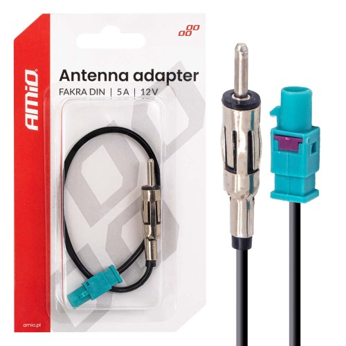 Antenna adapter FAKRA DIN 5A 12V AMIO-04443