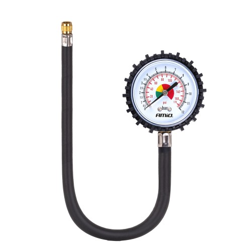 Mechanical Gauge with Hose 30 cm 12 bar AMIO-04468