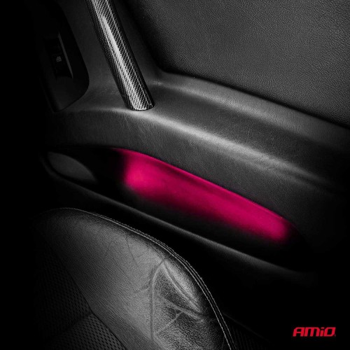 Flexible LED COB strips, pink 2x30 cm 12 V AMIO-04570