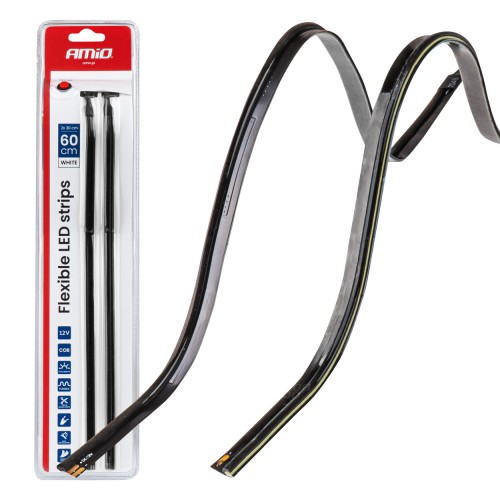 Flexible LED COB side strips white 2x30cm 12V AMIO-04575