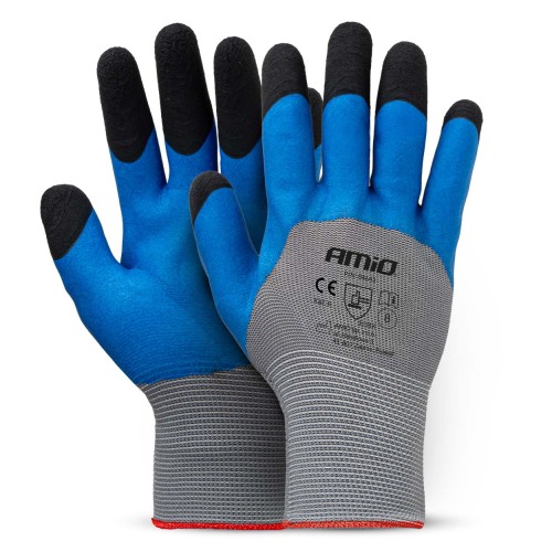 PE Latex 3/4 foamsafety gloves 4 pcs Size 8 (2 pairs), 3131X AMIO-04643