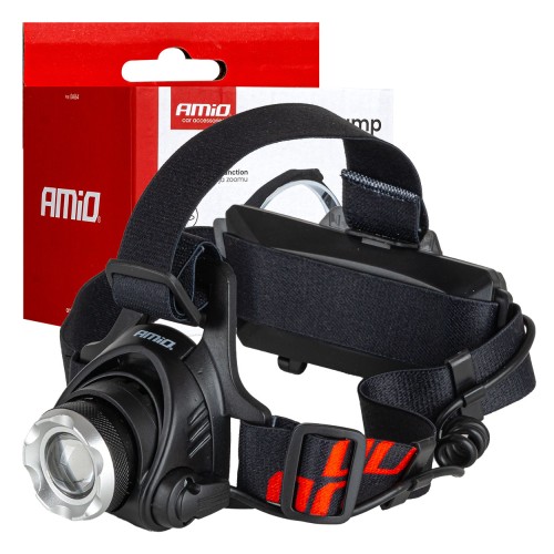 LED Headlamp T6 3600mAh (BATT) AMIO-04664