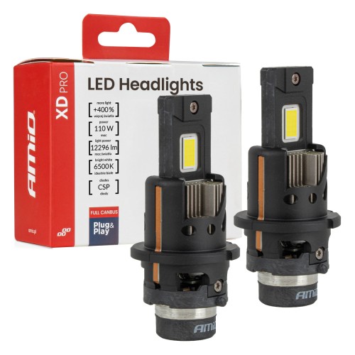 LED Headlights XD PRO D2S D2R FULL CANBUS AMIO-04680