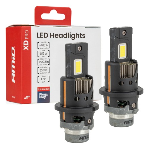 LED Headlights XD PRO D4S D4R FULL CANBUS AMIO-04682