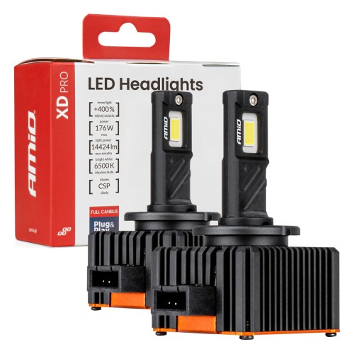 LED Headlights XD PRO D8S FULL CANBUS AMIO-04684