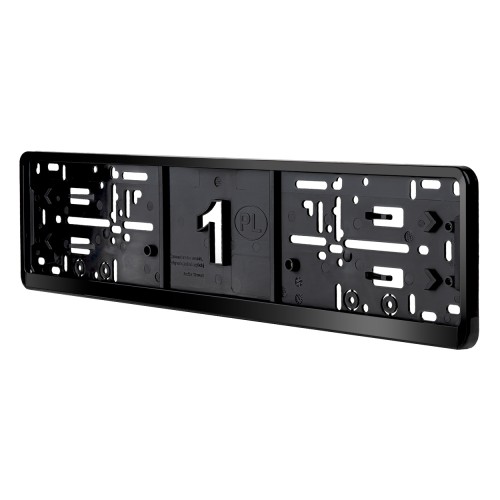 License Plate Frame - BLACK PREMIUM PL AMIO-04779