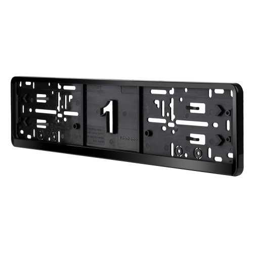 License Plate Frame - BLACK PREMIUM UE/DE AMIO-04780