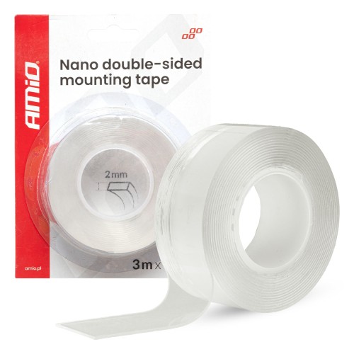 Reusable Nano Double-sided Mounting Tape 30mm x 3m x 1mm AMIO-04848
