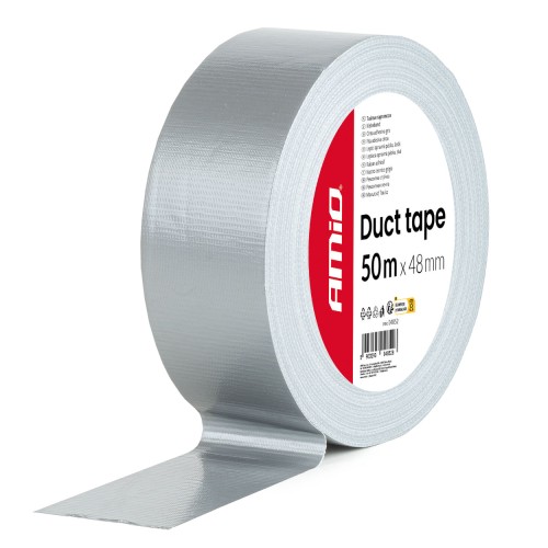 Gray Duct Tape, 48 mm x 50 m x 0,19 mm AMIO-04852