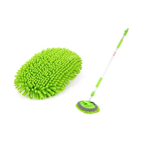 Microfiber telescopic wash brush 145-247cm AMIO-02399