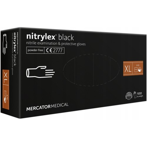 Nitrile protective gloves Nitrylex Basic size XL 100 pcs