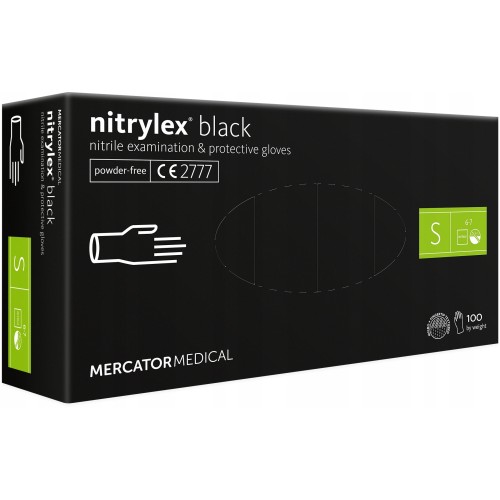 Nitrile protective gloves Nitrylex Basic size S 100 pcs