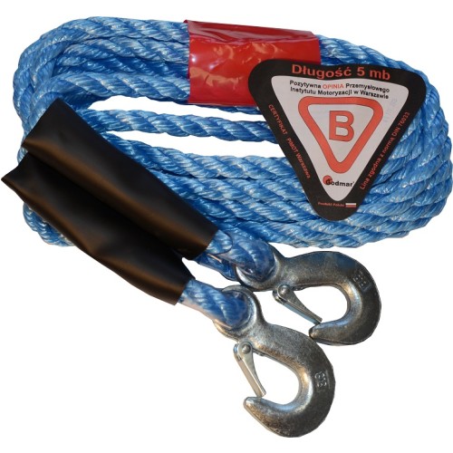 Tow Rope DMC 2500 kg  "TITANIUM" - High Quality