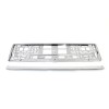 License Plate Frame - Silver metalic
