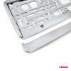License Plate Frame - Silver metalic