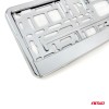 License Plate Frame - Silver metalic