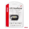 Headlamp LED 3W 1200mA rechargable 180Flux IPX4