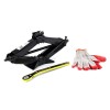 Scissor Jack with hand crank 2T and free gloves AMIO-02479