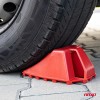 Wheel wedge with brake